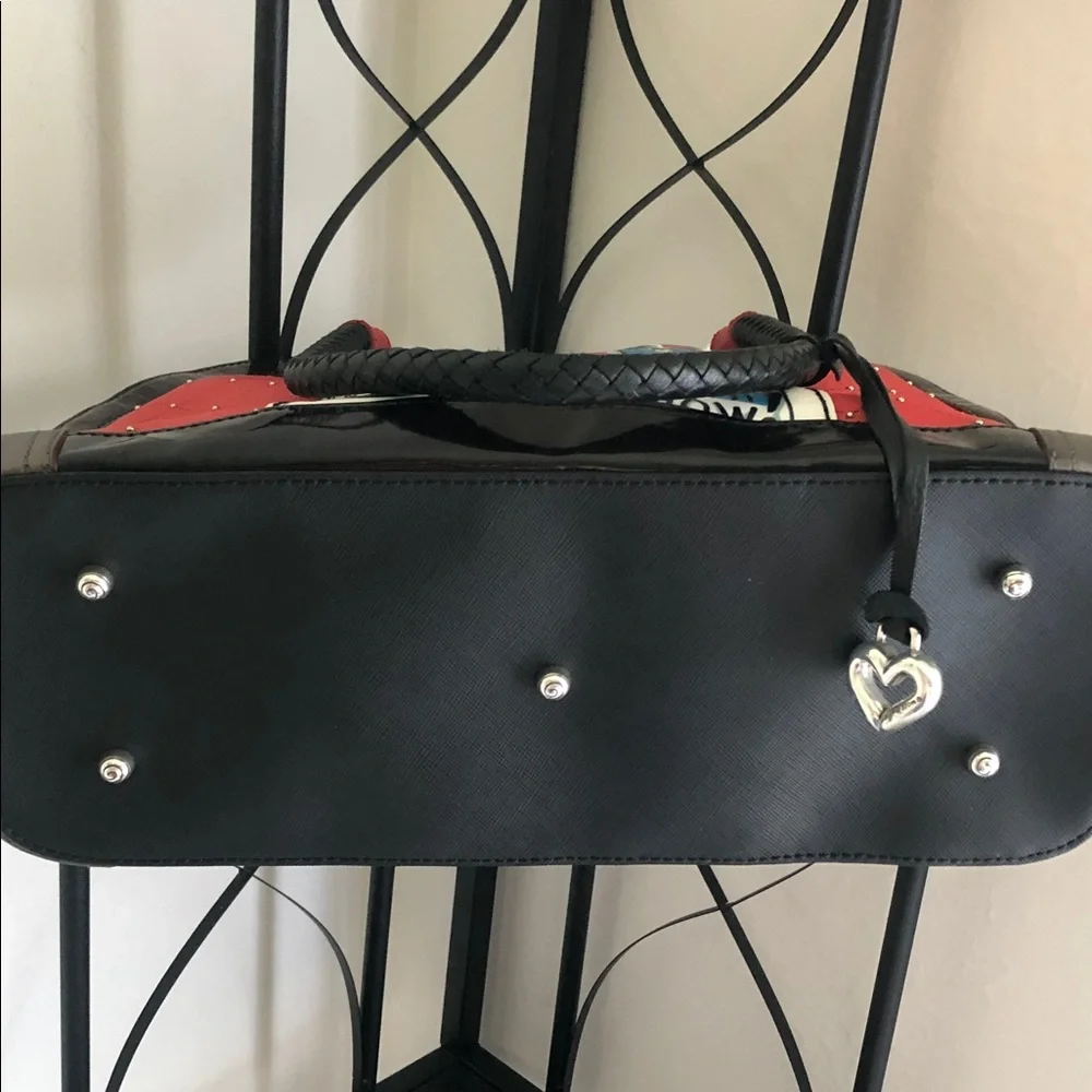 Brighton luxury first class fashionista limited edition Red Quilted  Satchel
